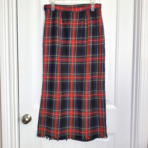 Rafaella Dresses & Skirts - Vintage Rafaella 100% Wool Plaid Skirt Sz 10
